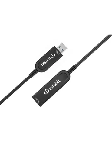 INFOBIT U31AMAF3220 Câble actif fibre optique 20m USB3.1 Type A(M) vers A(F) Infobit U31-AMAF32-20