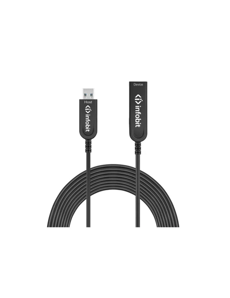 INFOBIT U31AMAF3220 Câble actif fibre optique 20m USB3.1 Type A(M) vers A(F) Infobit U31-AMAF32-20