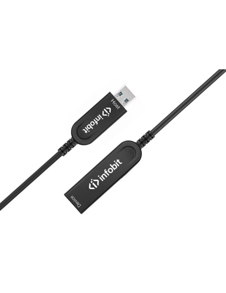 INFOBIT U31AMAF3225 Câble actif fibre optique 25m USB3.1 Type A(M) vers A(F) Infobit U31-AMAF32-25