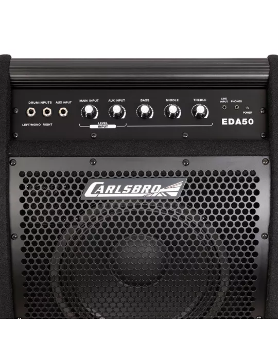  CARLSBRO EDA50 Amplificador de batería electrónico EDA50 (50 vatios)|MusicGoodDeal 
