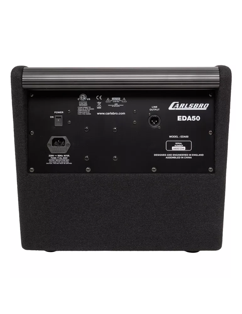  CARLSBRO EDA50 Amplificador de batería electrónico EDA50 (50 vatios)|MusicGoodDeal 