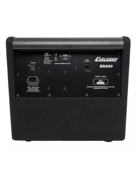  CARLSBRO EDA50 Amplificador de batería electrónico EDA50 (50 vatios)|MusicGoodDeal 