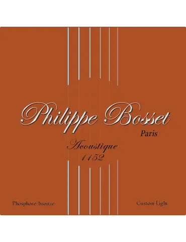  PHILIPPE BOSSET PBACP1152 ACOUSTIC GAME PH. BRONZE 11-52|MusicGoodDeal 