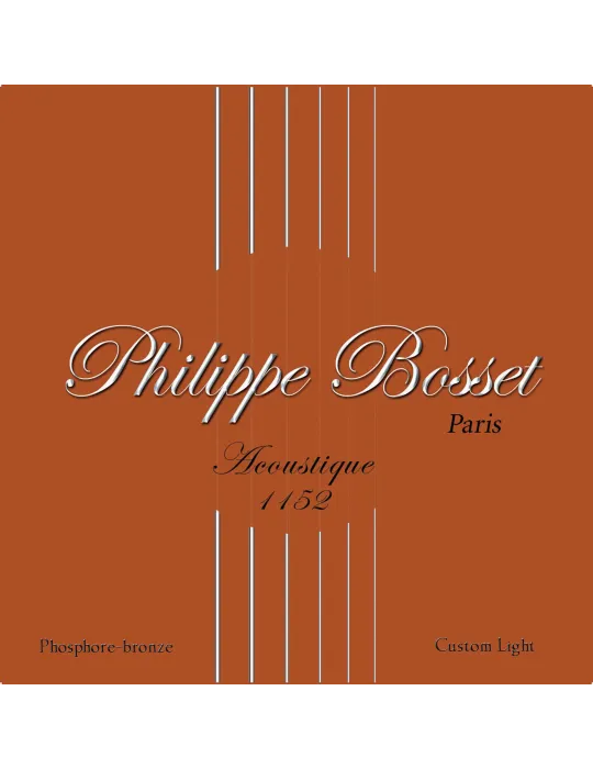  PHILIPPE BOSSET PBACP1152 ACOUSTIC GAME PH. BRONZE 11-52|MusicGoodDeal 