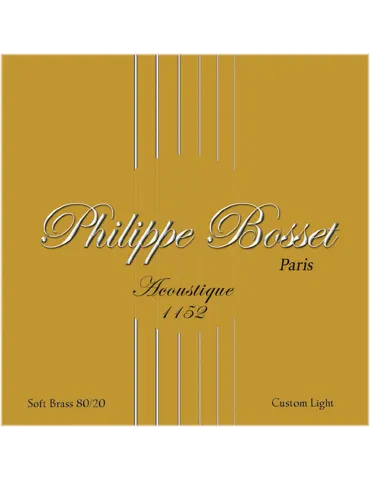  PHILIPPE BOSSET PBACO1152 SOFT BRASS ACOUSTIC GAME 11-52|MusicGoodDeal 
