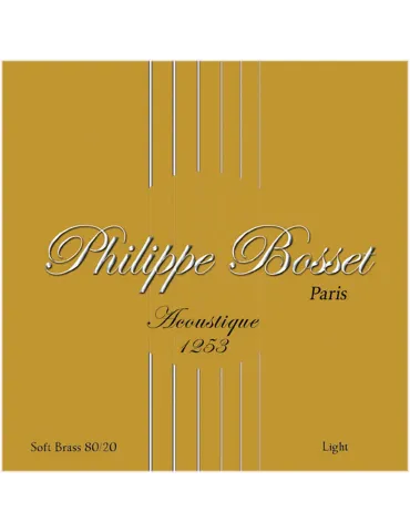  PHILIPPE BOSSET PBACO1253 SOFT BRASS ACOUSTIC GAME 12-53|MusicGoodDeal 