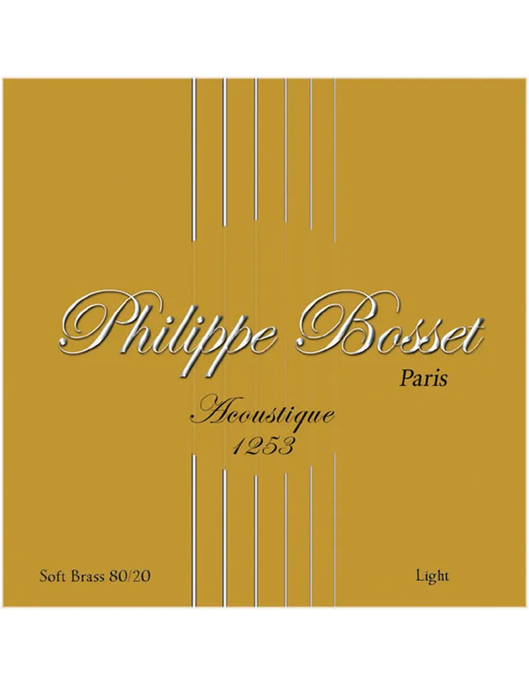  PHILIPPE BOSSET PBACO1253 SOFT BRASS ACOUSTIC GAME 12-53|MusicGoodDeal 