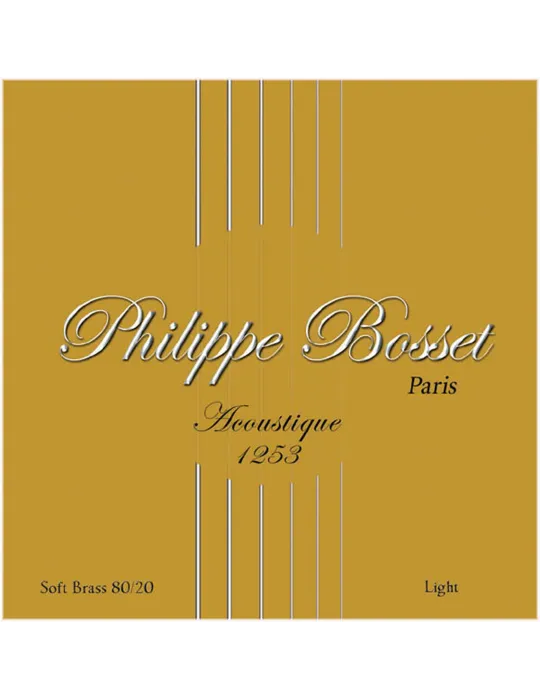  PHILIPPE BOSSET PBACO1253 SOFT BRASS ACOUSTIC GAME 12-53|MusicGoodDeal 