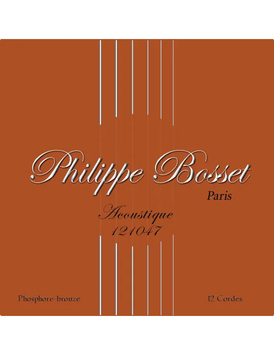  PHILIPPE BOSSET PBACP121047 ACOUSTIC SET 12 STRINGS 10-47|MusicGoodDeal 
