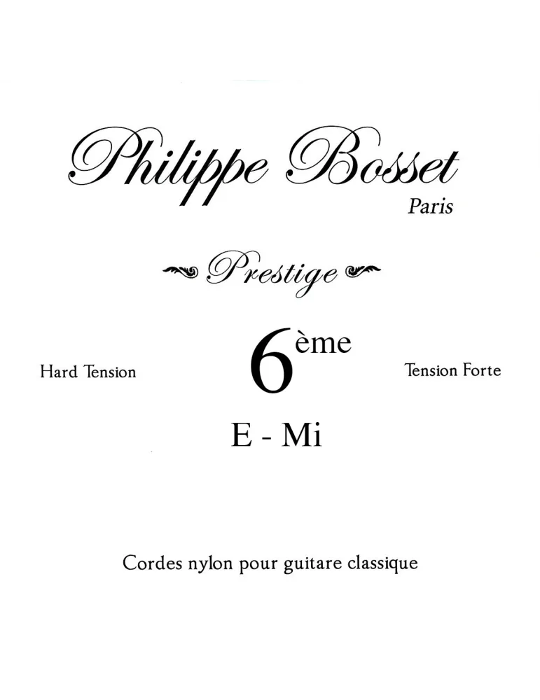  PHILIPPE BOSSET ROPE BOSSET CLASSIC PRESTIGE TF MI6|MusicGoodDeal 