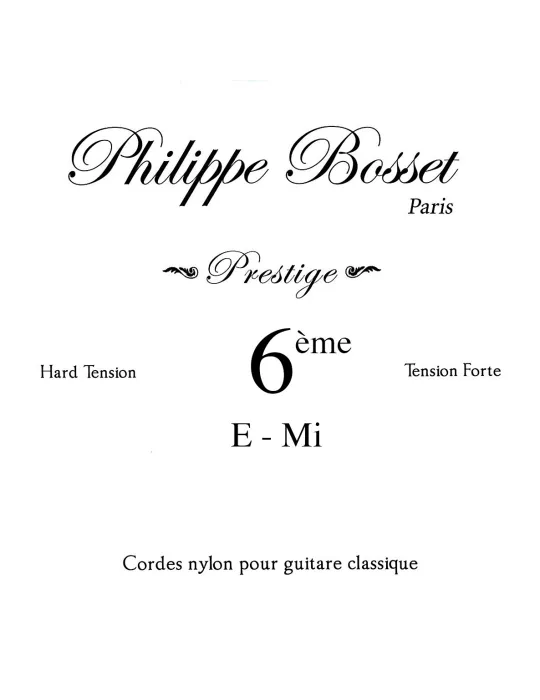  PHILIPPE BOSSET ROPE BOSSET CLASSIC PRESTIGE TF MI6|MusicGoodDeal 