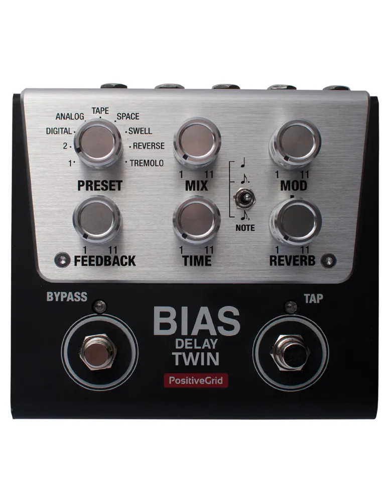  POSITIVE GRID B-DELAY-TWIN BIAS DELAY TWIN PEDAL|MusicGoodDeal 