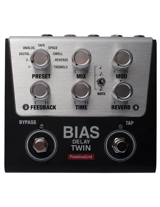 POSITIVE GRID B-DELAY-TWIN BIAS DELAY TWIN PEDAL|MusicGoodDeal 