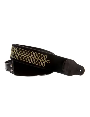 RIGHTON STRAPS SGTPEPPERS-BK RIGHTON SGT PEPPERS LEATHER STRAP BLACK|MusicGoodDeal 