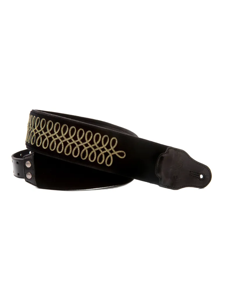  RIGHTON STRAPS SGTPEPPERS-BK RIGHTON SGT PEPPERS LEATHER STRAP BLACK|MusicGoodDeal 