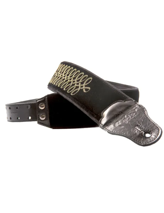  RIGHTON STRAPS SGTPEPPERS-BK RIGHTON SGT PEPPERS LEATHER STRAP BLACK|MusicGoodDeal 