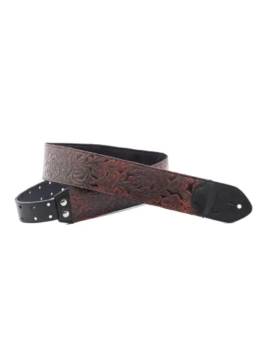  RIGHTON STRAPS BLACKGUARD-BK RIGHTON BLACKGUARD BLACK LEATHER STRAP|MusicGoodDeal 