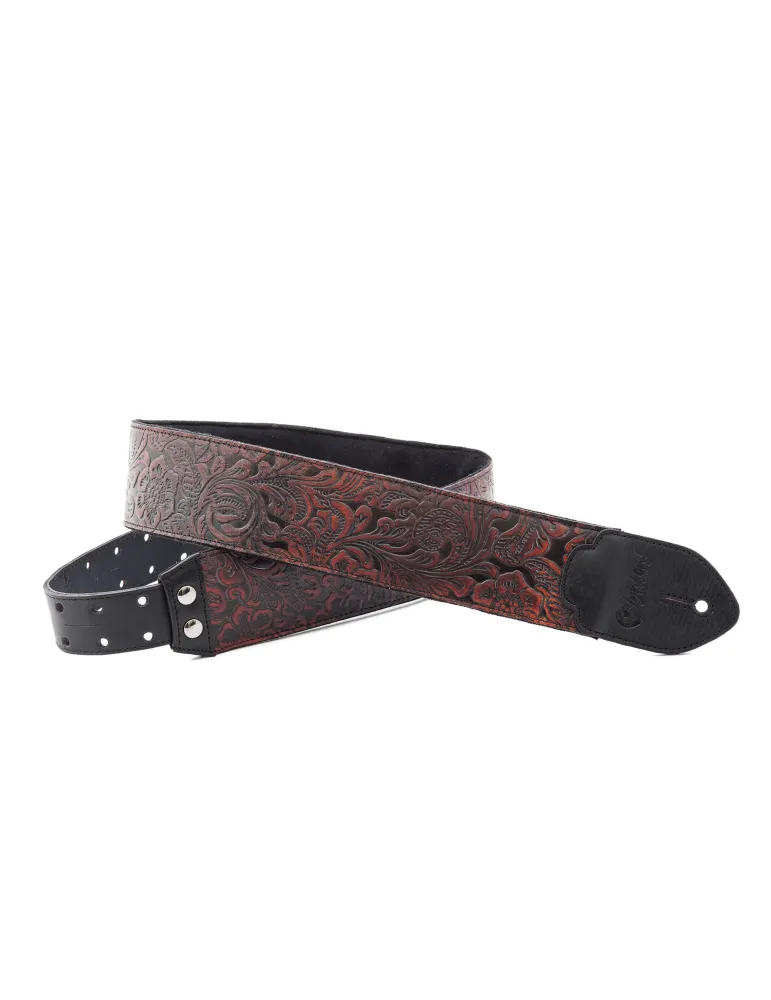  RIGHTON STRAPS BLACKGUARD-BK RIGHTON BLACKGUARD BLACK LEATHER STRAP|MusicGoodDeal 