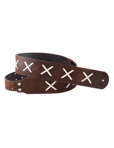  RIGHTON STRAPS RIEMEN LEDER RIGHTON LEGEND DG BRAUN|MusicGoodDeal 