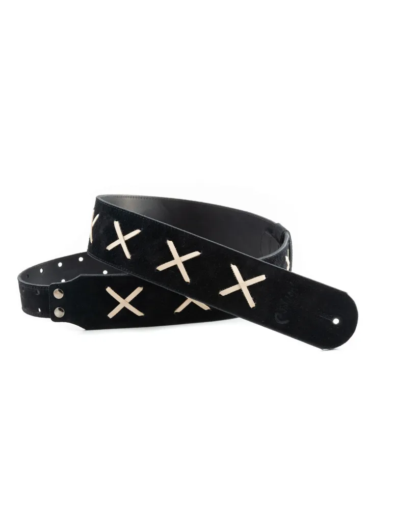  RIGHTON STRAPS LEATHER STRAP RIGHTON LEGEND DG BLACK|MusicGoodDeal 