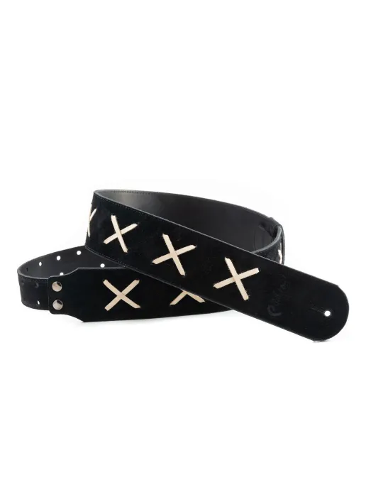  RIGHTON STRAPS LEATHER STRAP RIGHTON LEGEND DG BLACK|MusicGoodDeal 