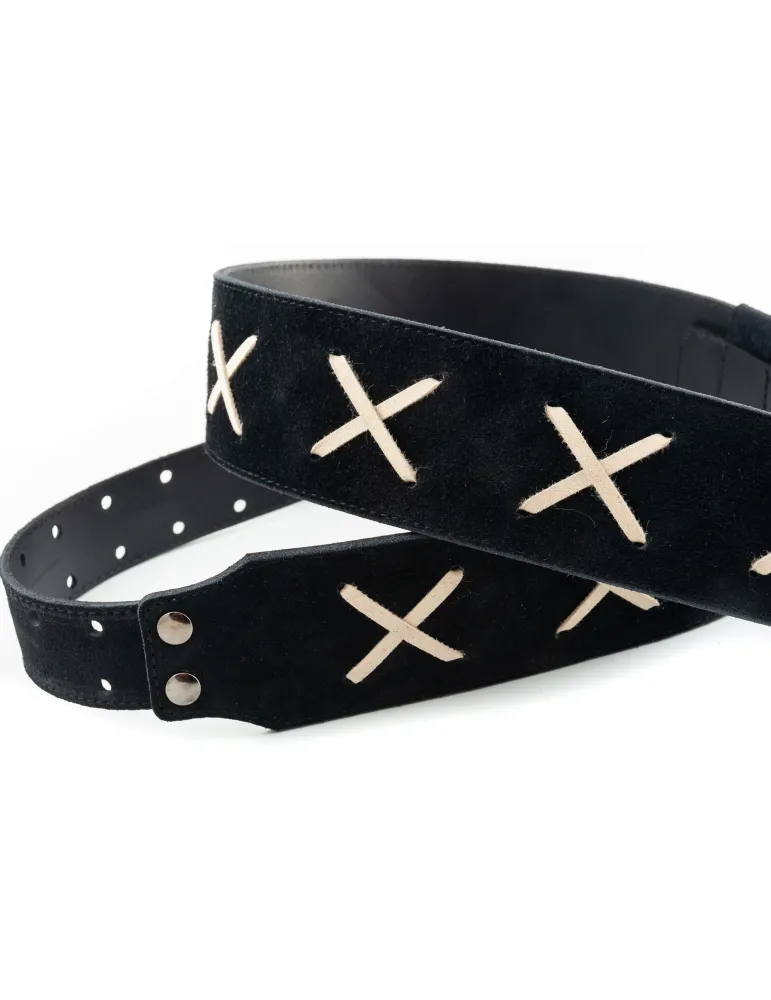  RIGHTON STRAPS LEATHER STRAP RIGHTON LEGEND DG BLACK|MusicGoodDeal 