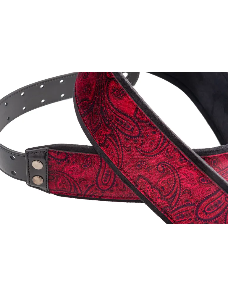  RIGHTON STRAPS VELVET RIGHTON J-PAISLEY RED|MusicGoodDeal 