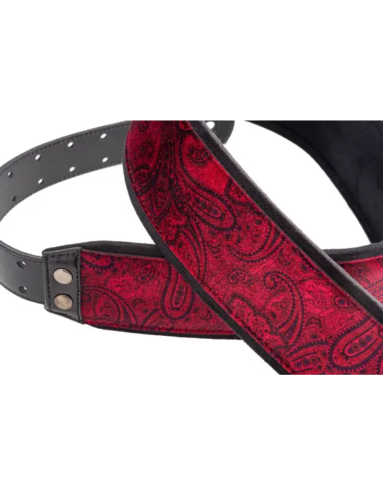  RIGHTON STRAPS VELVET RIGHTON J-PAISLEY RED|MusicGoodDeal 