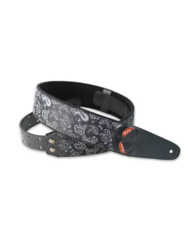  RIGHTON STRAPS VEGANER RIEMEN RIGHTON PAISLEY SCHWARZ|MusicGoodDeal 