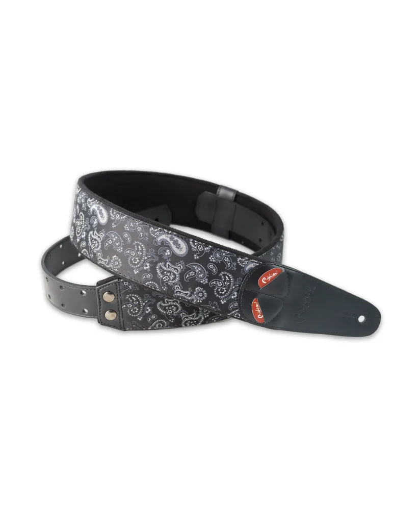  RIGHTON STRAPS VEGAN RIGHTON PAISLEY BLACK|MusicGoodDeal 