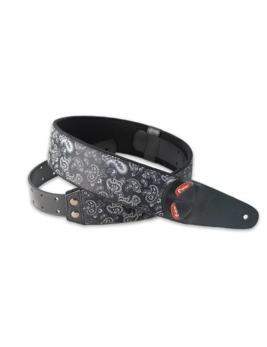  RIGHTON STRAPS VEGAN RIGHTON PAISLEY BLACK|MusicGoodDeal 