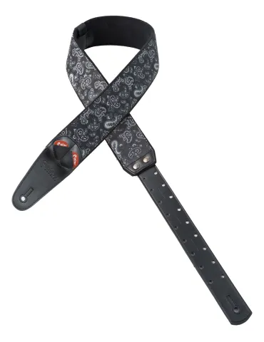  RIGHTON STRAPS VEGANER RIEMEN RIGHTON PAISLEY SCHWARZ|MusicGoodDeal  2