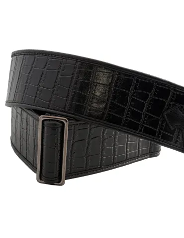  RIGHTON STRAPS VEGAN RIGHTON ALLIGATOR BLACK|MusicGoodDeal  2
