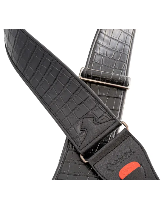  RIGHTON STRAPS VEGAN RIGHTON ALLIGATOR BLACK|MusicGoodDeal 