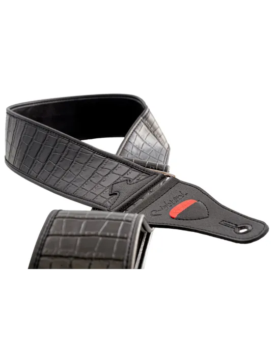  RIGHTON STRAPS VEGAN RIGHTON ALLIGATOR BLACK|MusicGoodDeal 