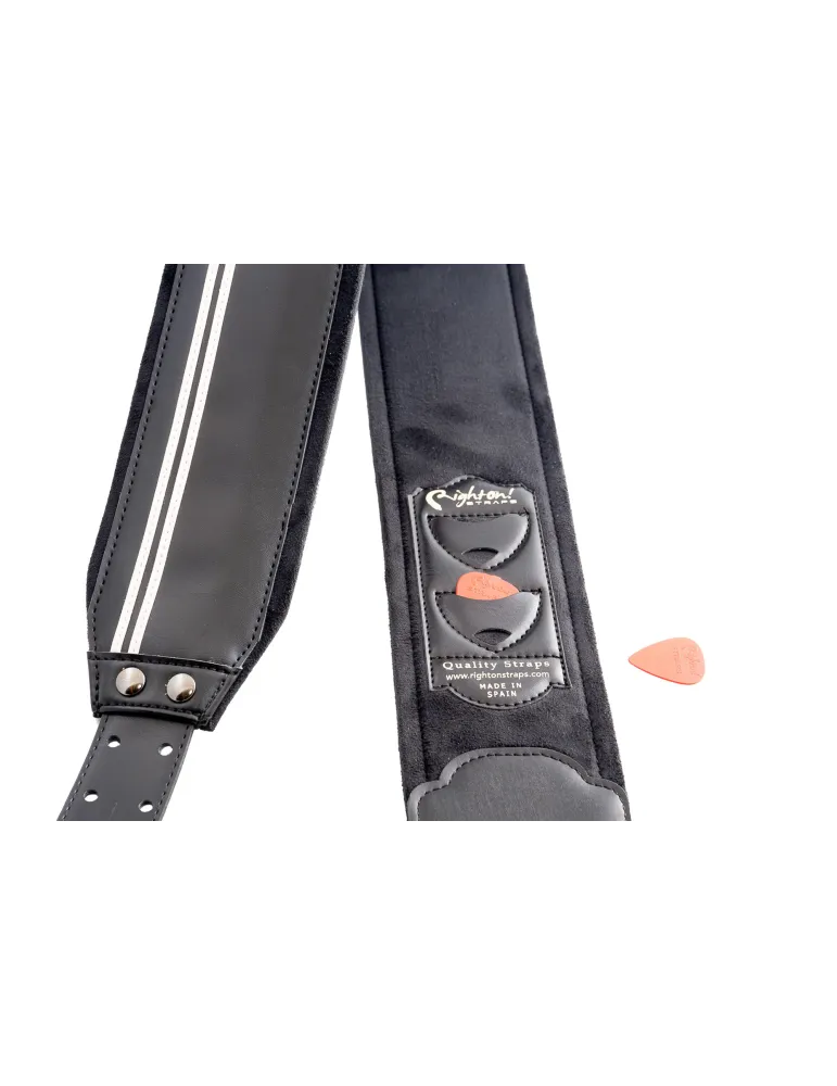  RIGHTON STRAPS VEGAN RIGHTON B-RACE BLACK|MusicGoodDeal 