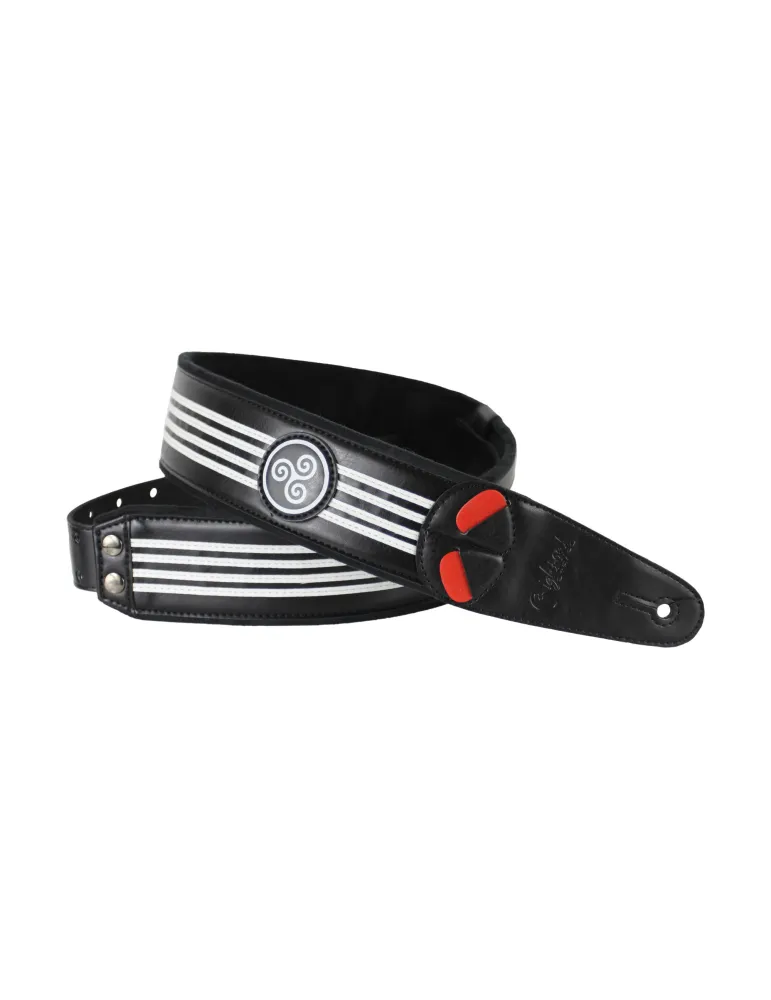  RIGHTON STRAPS VEGANER RIEMEN RIGHTON TRISKELL SCHWARZ|MusicGoodDeal 