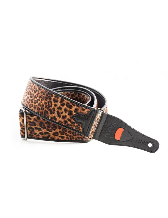  RIGHTON STRAPS VEGANER RIEMEN RIGHTON LEOPARD BEIGE|MusicGoodDeal 