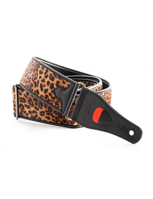  RIGHTON STRAPS VEGANER RIEMEN RIGHTON LEOPARD BEIGE|MusicGoodDeal 