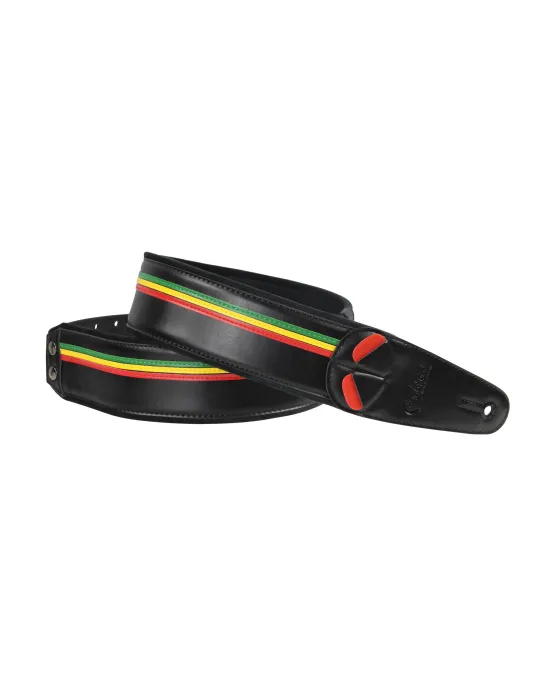  RIGHTON STRAPS VEGANER RIEMEN RIGHTON REGGAE SCHWARZ|MusicGoodDeal 