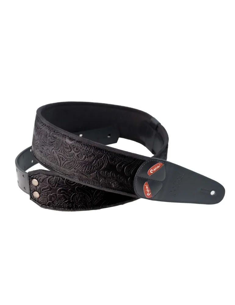  RIGHTON STRAPS VEGANER RIEMEN RIGHTON SANDOKAN SCHWARZ|MusicGoodDeal 