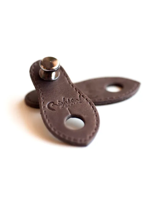  RIGHTON STRAPS END-PIN BROWN LEATHER|MusicGoodDeal 