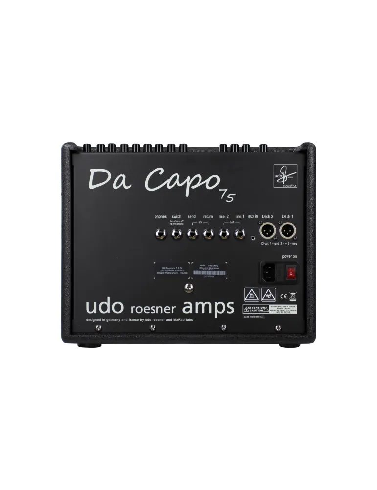 UDO ROESNER AMPS DACAPO75 DA CAPO 75 GUITAR AMPLIFIER|MusicGoodDeal 