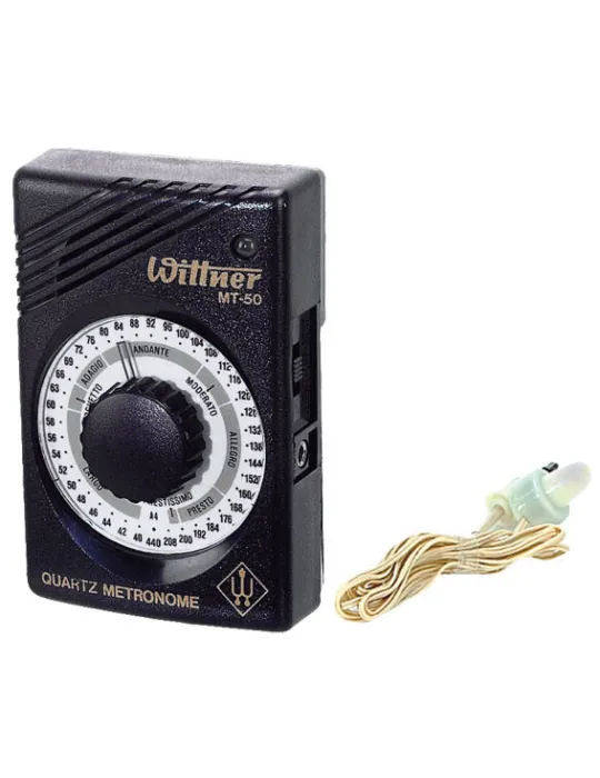  WITTNER METRÓNOMO DE CUARZO MT50 NEGRO|MusicGoodDeal 