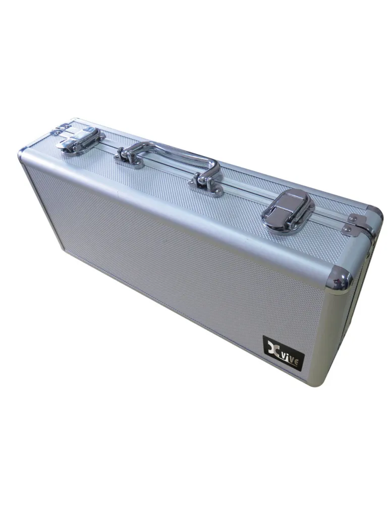 X-VIVE XVI-F1 CASE 5 PEDALS SILVER|MusicGoodDeal