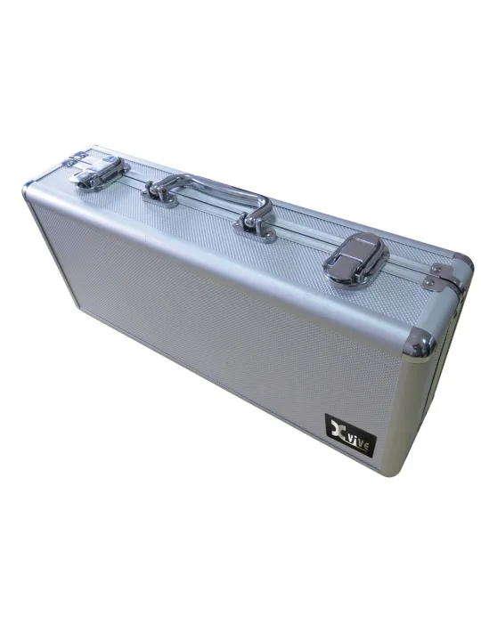 X-VIVE XVI-F1 CASE 5 PEDALS SILVER|MusicGoodDeal