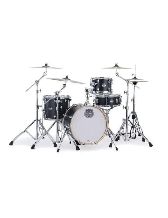  MAPEX MARS MAPLE TRAVEL KIT 4F MATTE BLA|MusicGoodDeal 