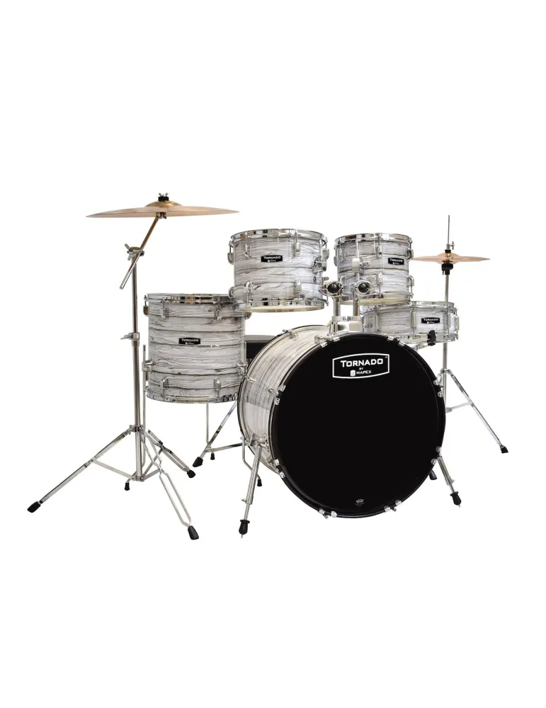  MAPEX TORNADO BY 18 5F WOOD GRAIN WHITE|MusicGoodDeal 