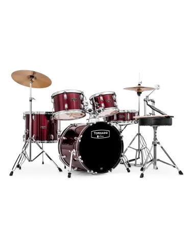 MAPEX TND5844FTCDR TORNADO JAZZ 18 5F BORDEAUX BATTERY|MusicGoodDeal 