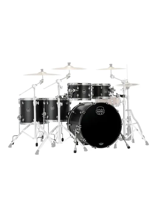  MAPEX SR628XUFB  SATURN 5 WELLEN SATIN SCHWARZ|MusicGoodDeal 